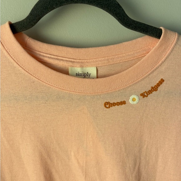 NWT Simply Southern XL Light Pink Long Sleeve Shirt cotton - Picture 4 of 10